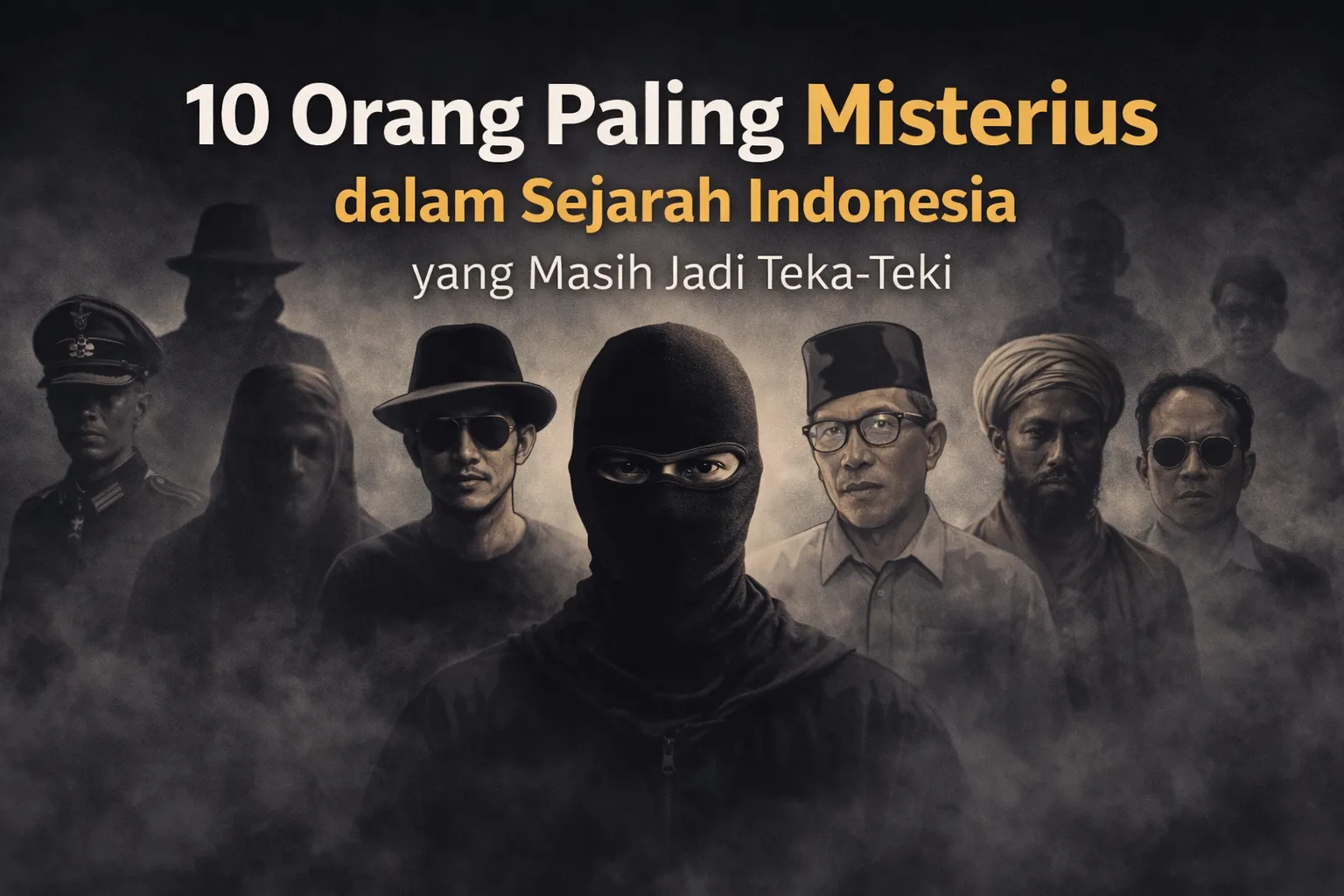 10 Orang Paling Misterius dalam Sejarah Indonesia yang Masih Jadi Teka-Teki